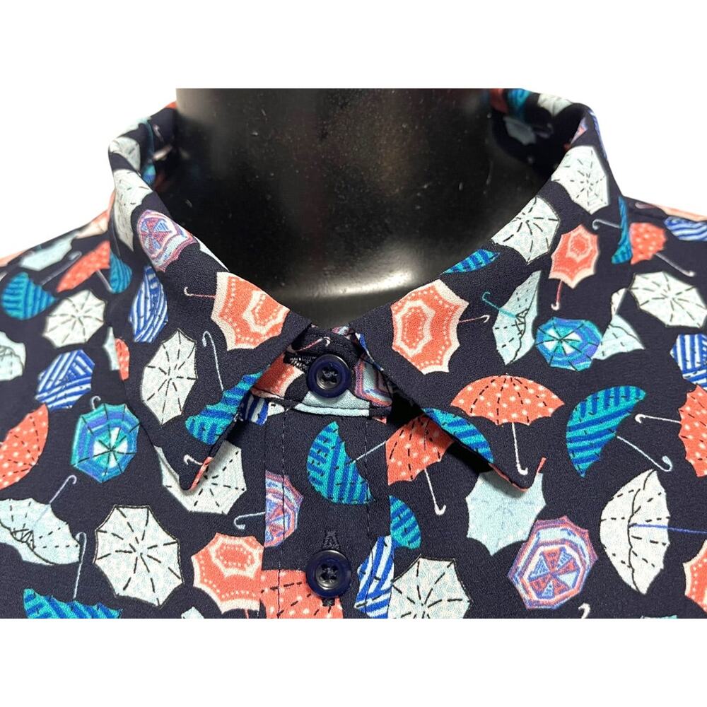 Large Talbots Button Up Collared Sleeveless Umbre… - image 6